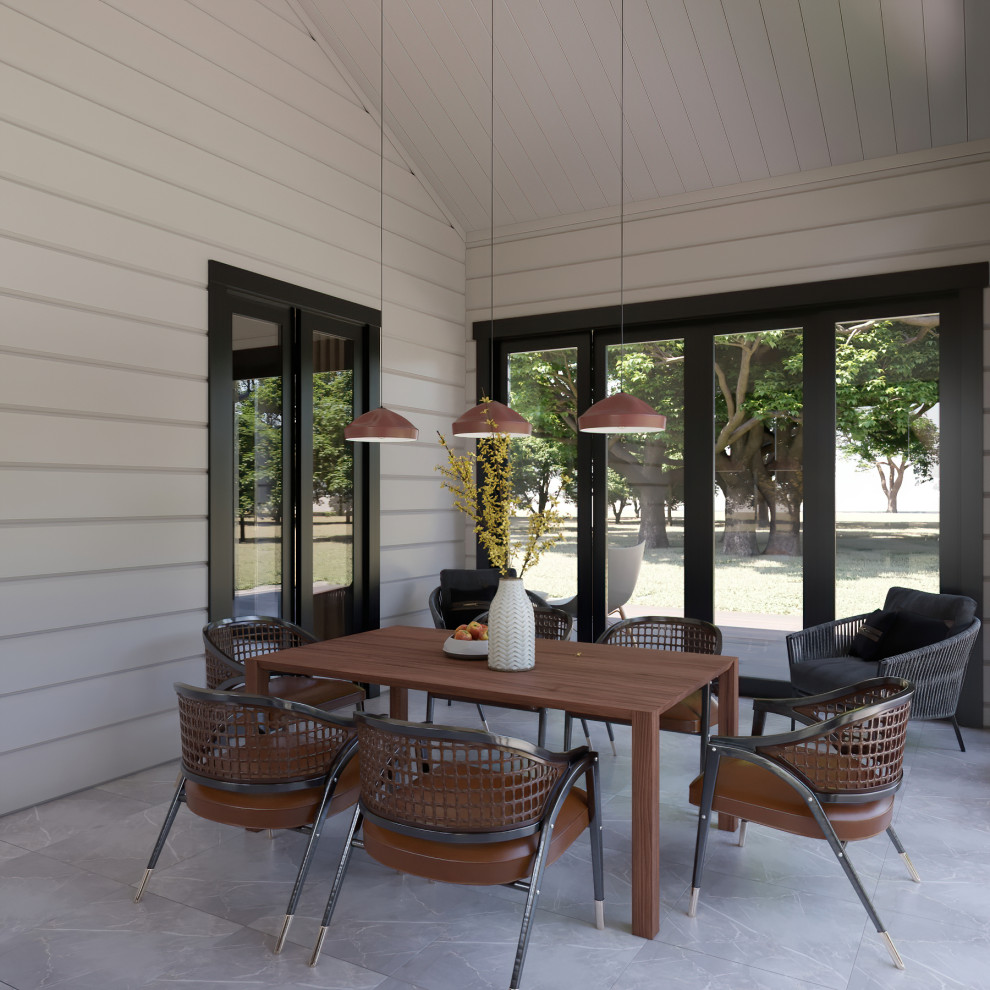 Уютная баня в современном исполнении