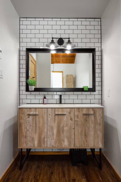 Modern Rusticity with Subway Tiles