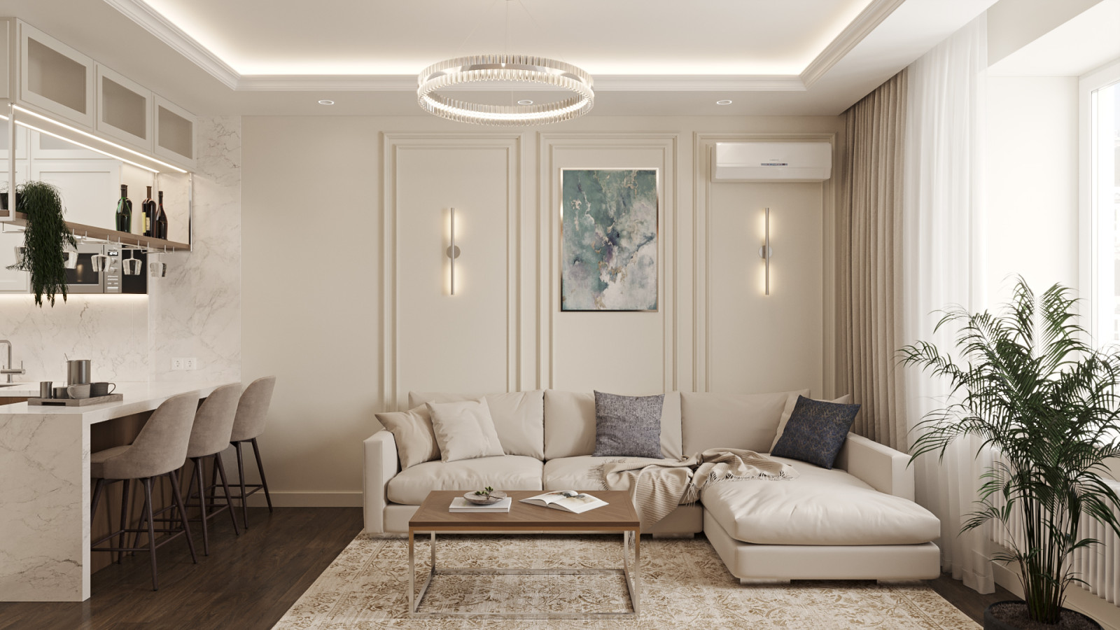 Гостиная вид 1