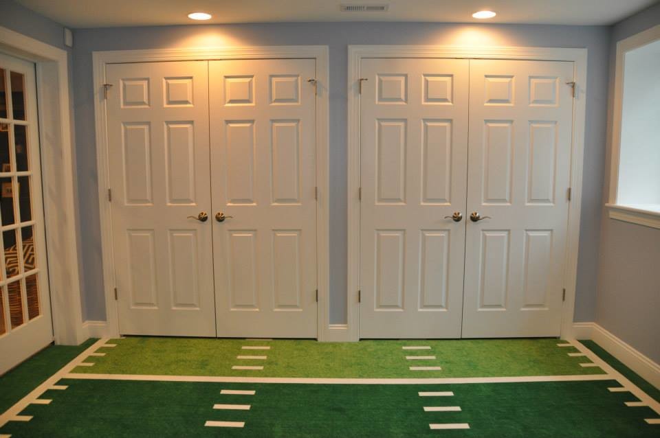 Finished Basement Traditional Closet Philadelphia by Lehigh