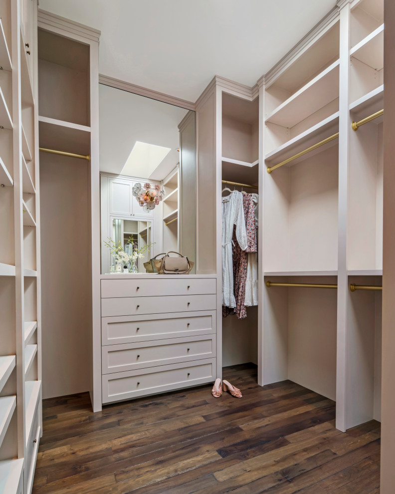 This is an example of a traditional storage and wardrobe in San Francisco.