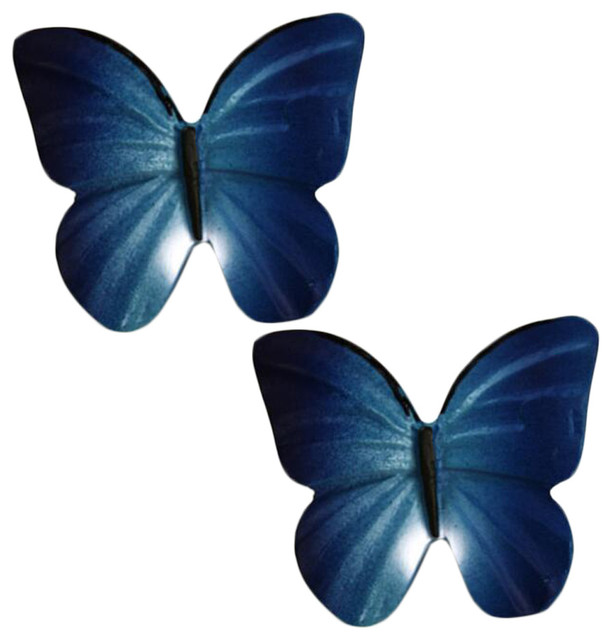 Pack Of 2 Beautiful Butterfly Cabinet Knobs Drawer Pull Handles