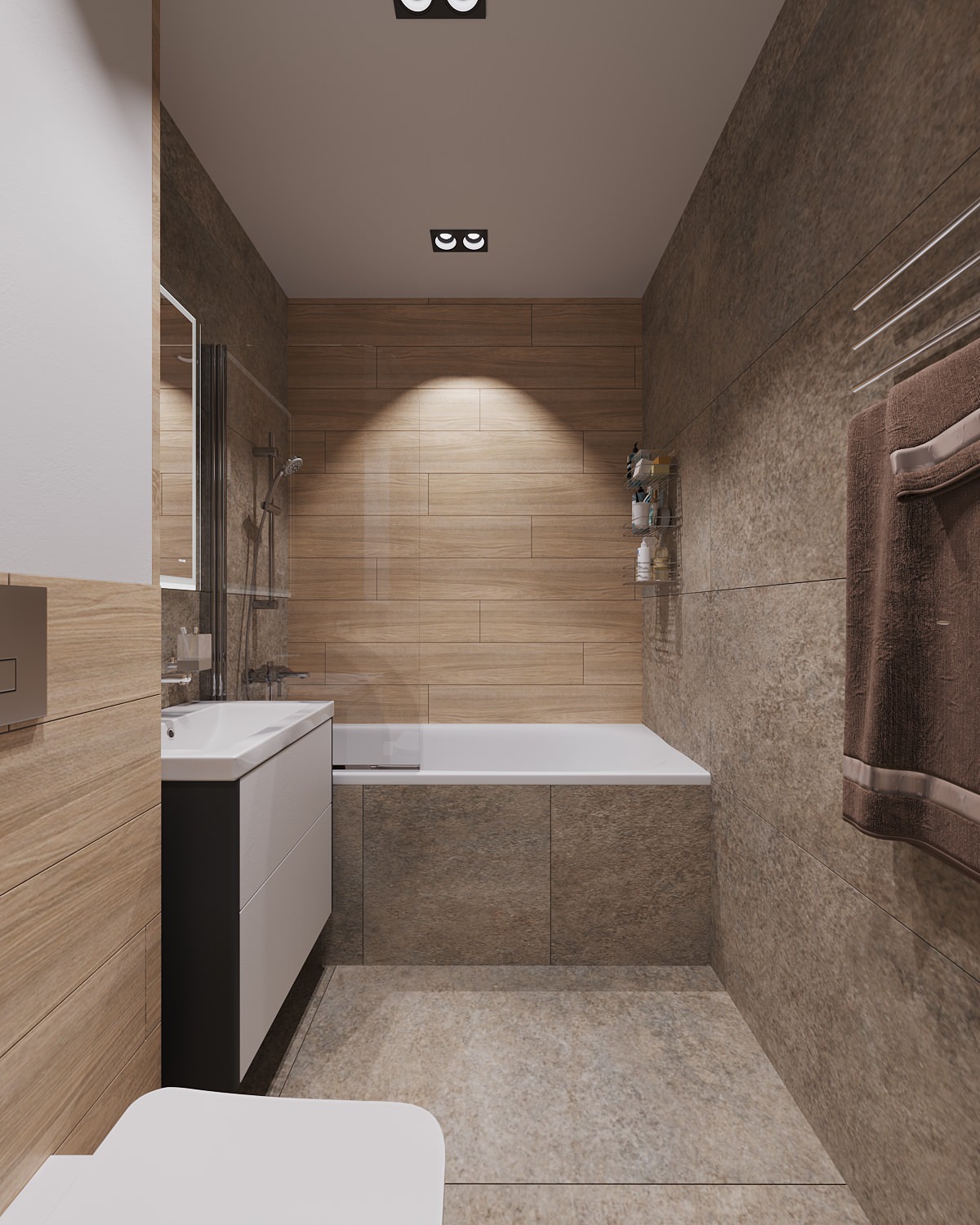 Квартира с элементами лофт и скандинавского стиля