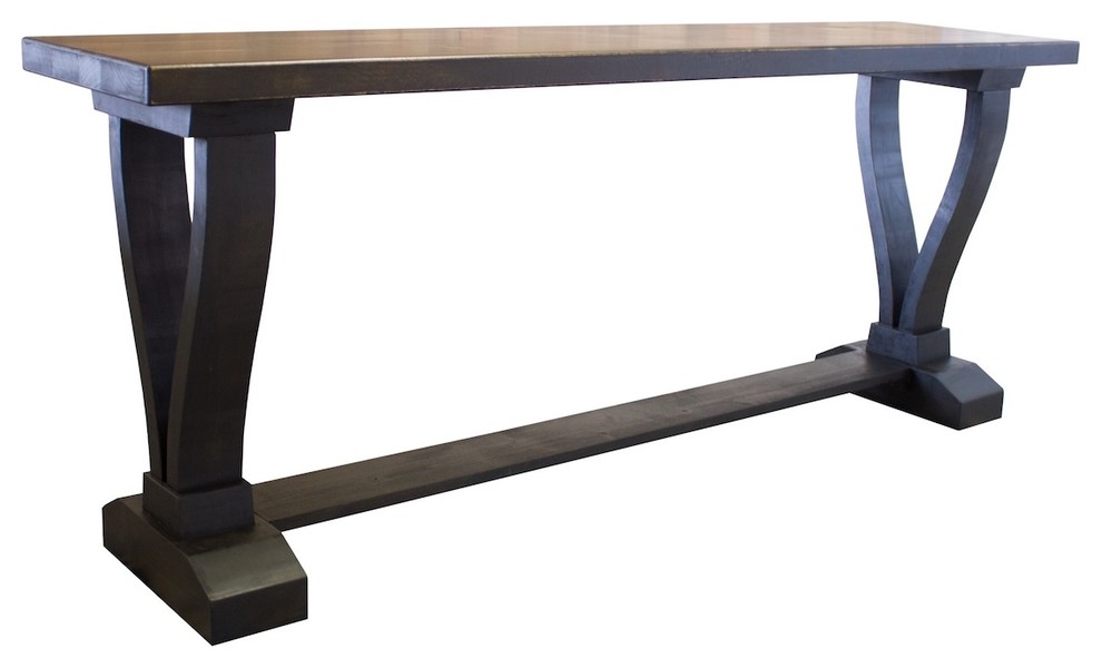 Vera Trestle Console Table Transitional Console Tables By James And James Furniture