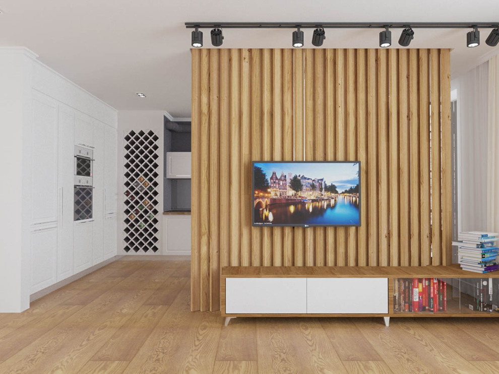 Скандинавский интерьер для молодой семьи