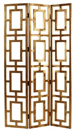 Gilded Wood Open-work Screen