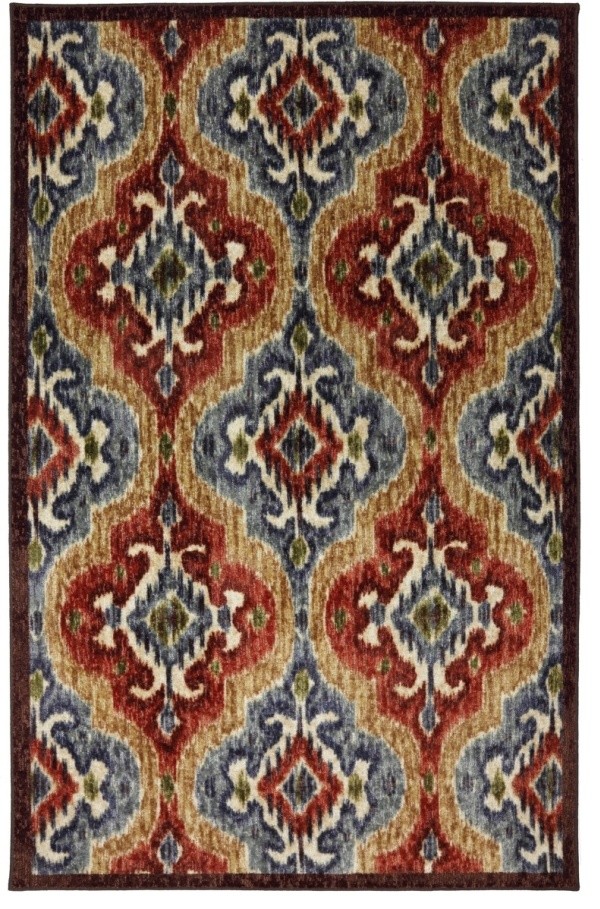 New Wave Primary Ikat Primary Transitional 8'x10' Mohawk Rug (11676)