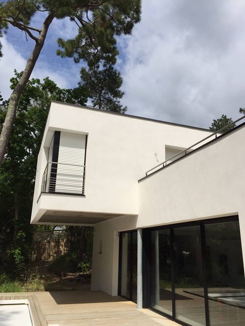 MAISON DANS LA DUNE contemporary-deck