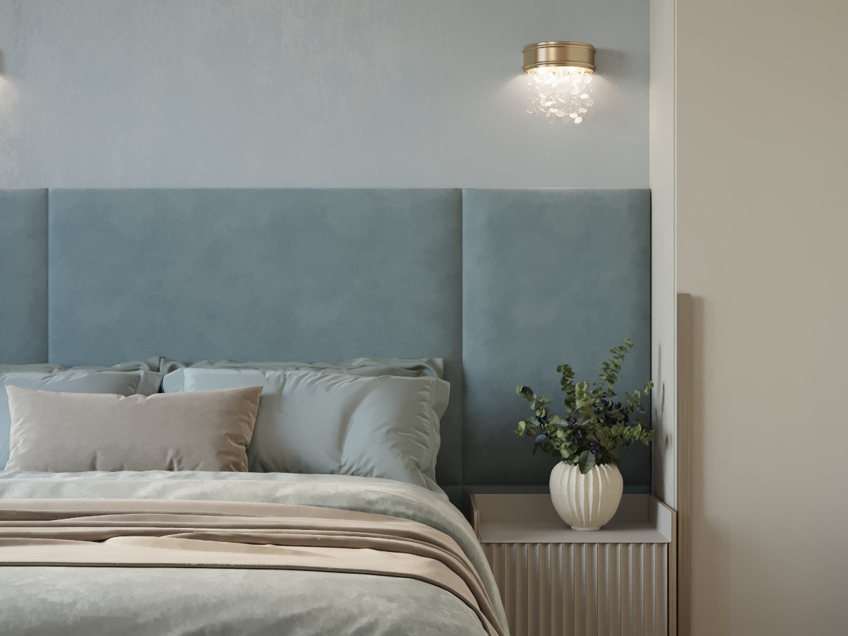 Спальня со своим санузлом .