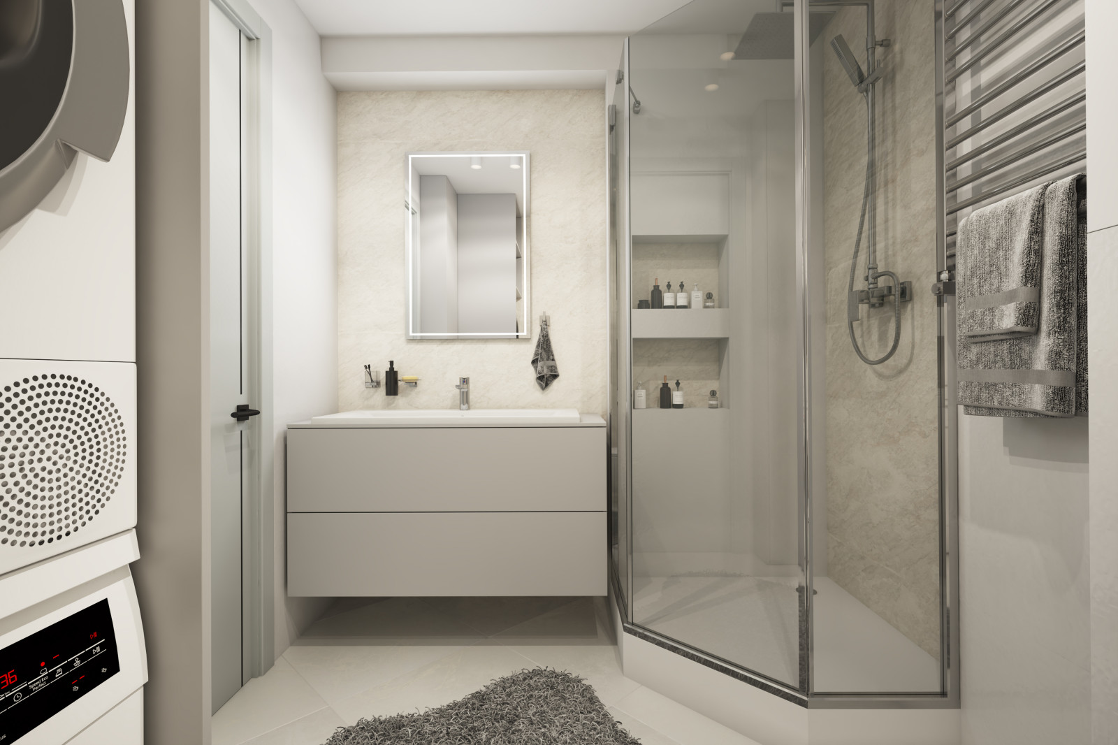 Трёхкомнатная квартира. 85 кв.м.