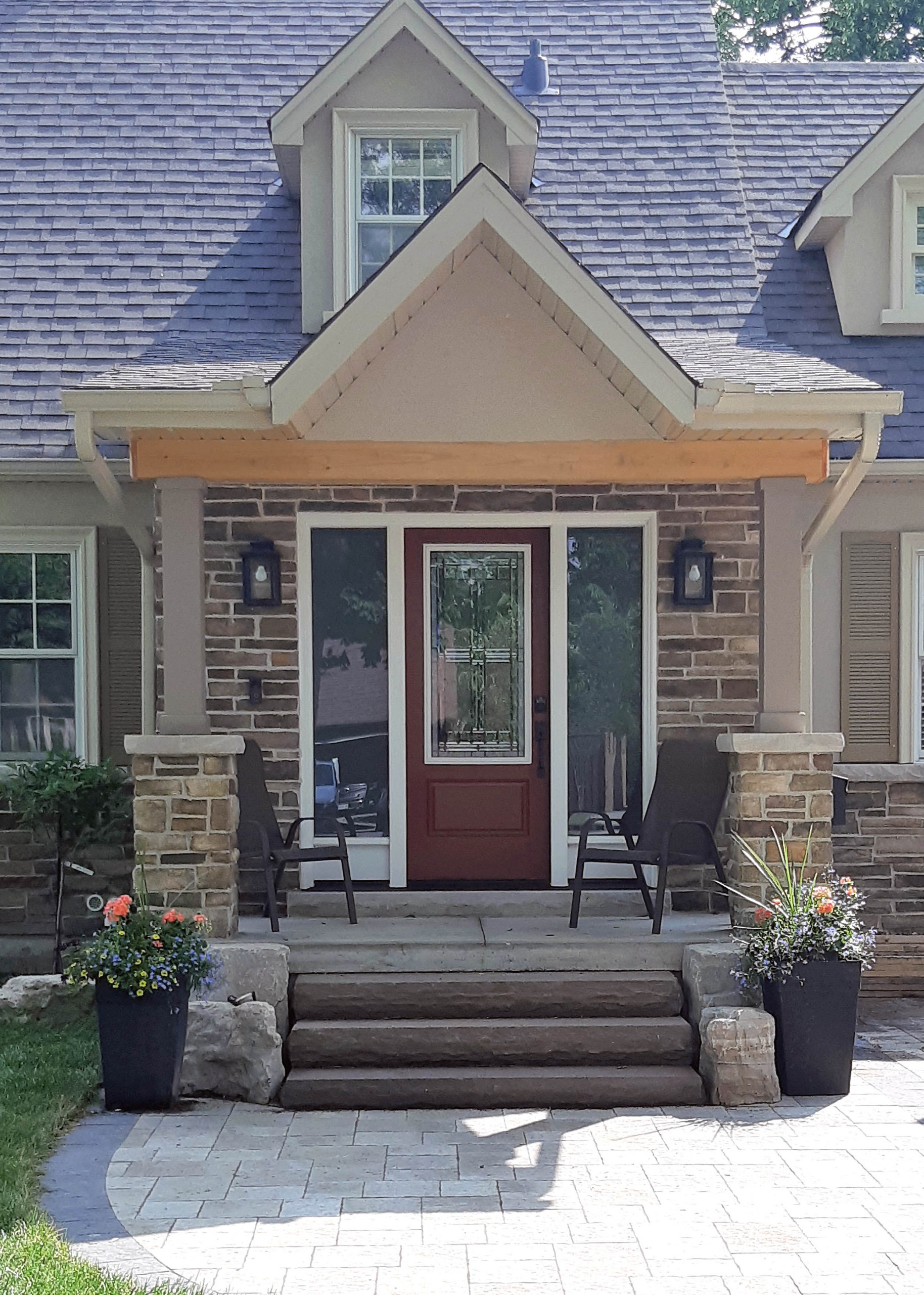 New front Entry Porch