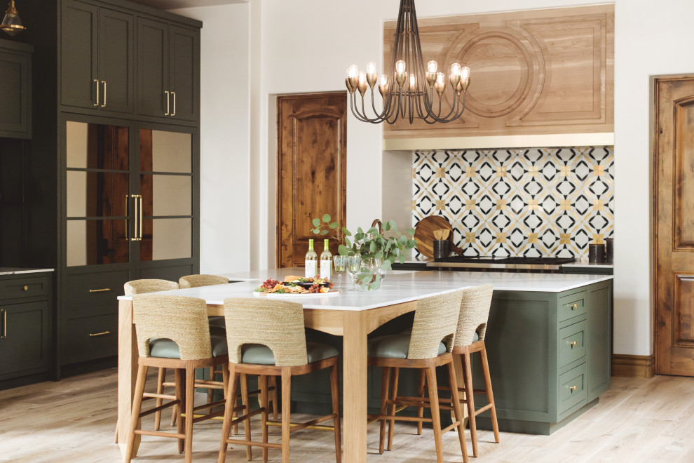 Transitional kitchen photo in San Diego