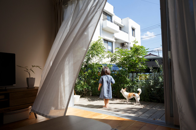 みどりの家 terrasse-en-bois