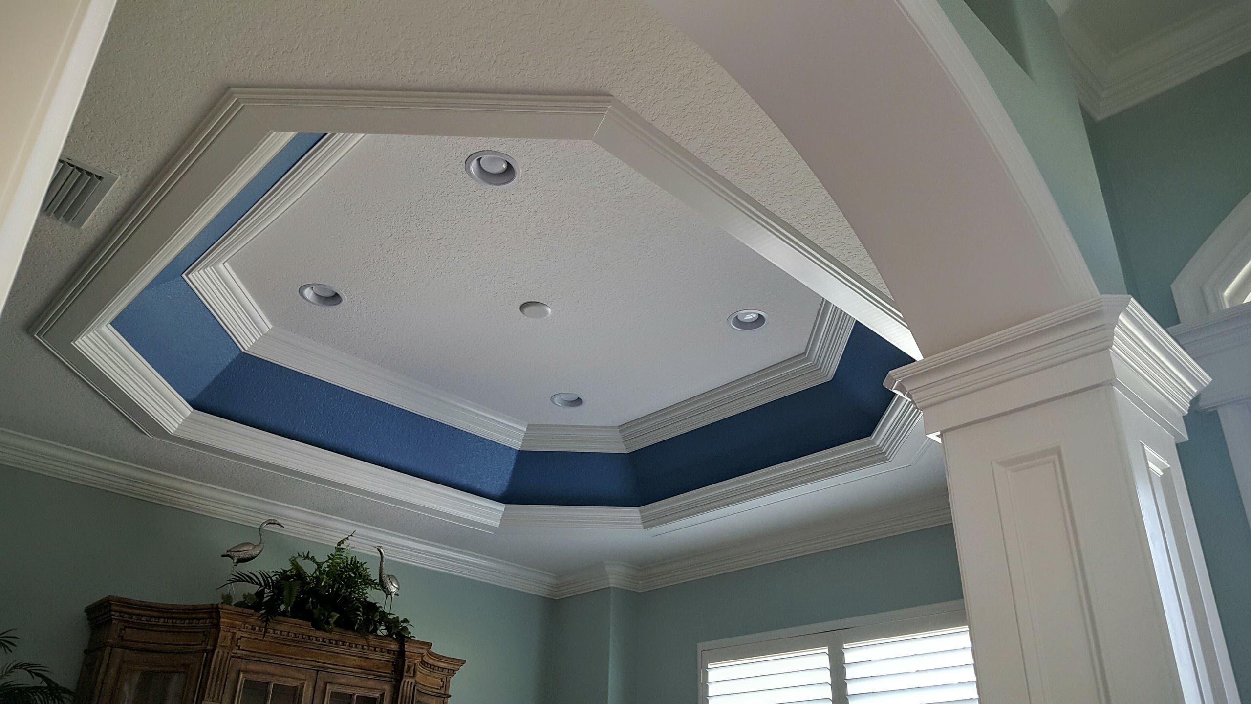 Custom Woodwoorking by JSR Trim Carpentry & Remodeling, Painted by Steve Kling