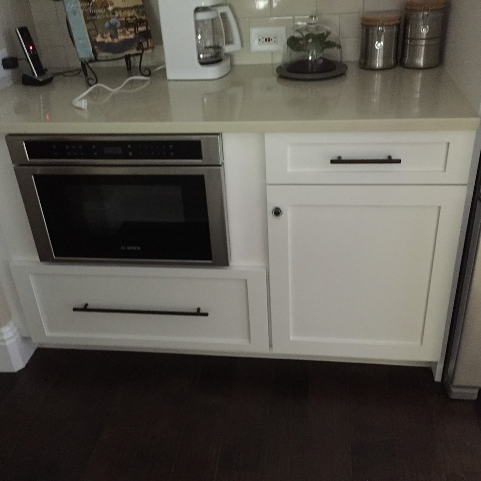 Transitional home design photo in Miami