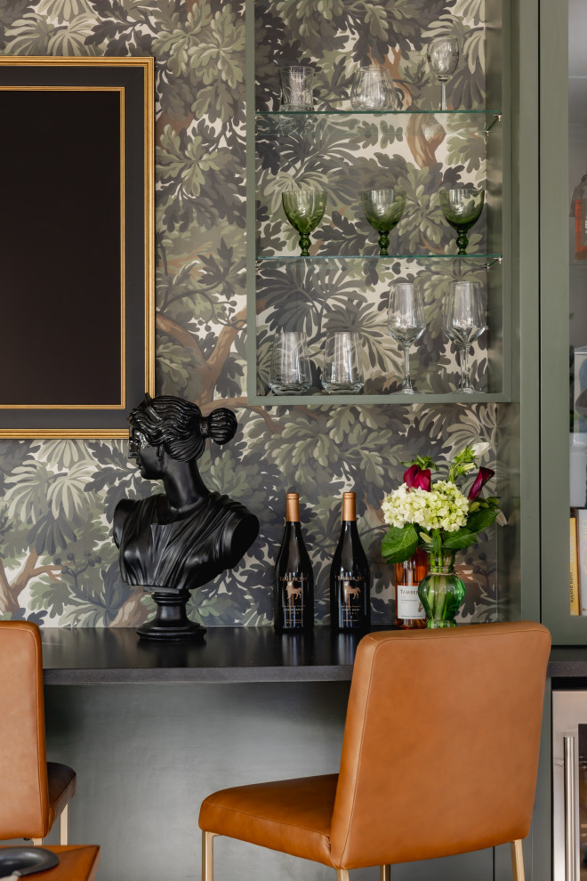 Easton Estate - Transitional - Home Bar - Bridgeport - by Dominique ...