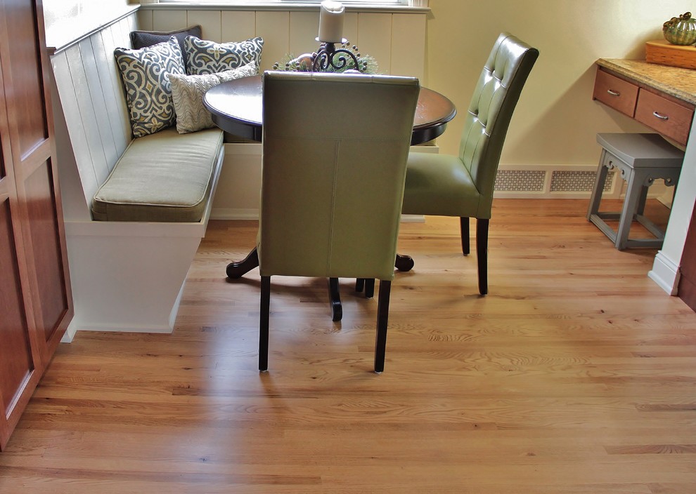 Transitional dining room photo in Minneapolis