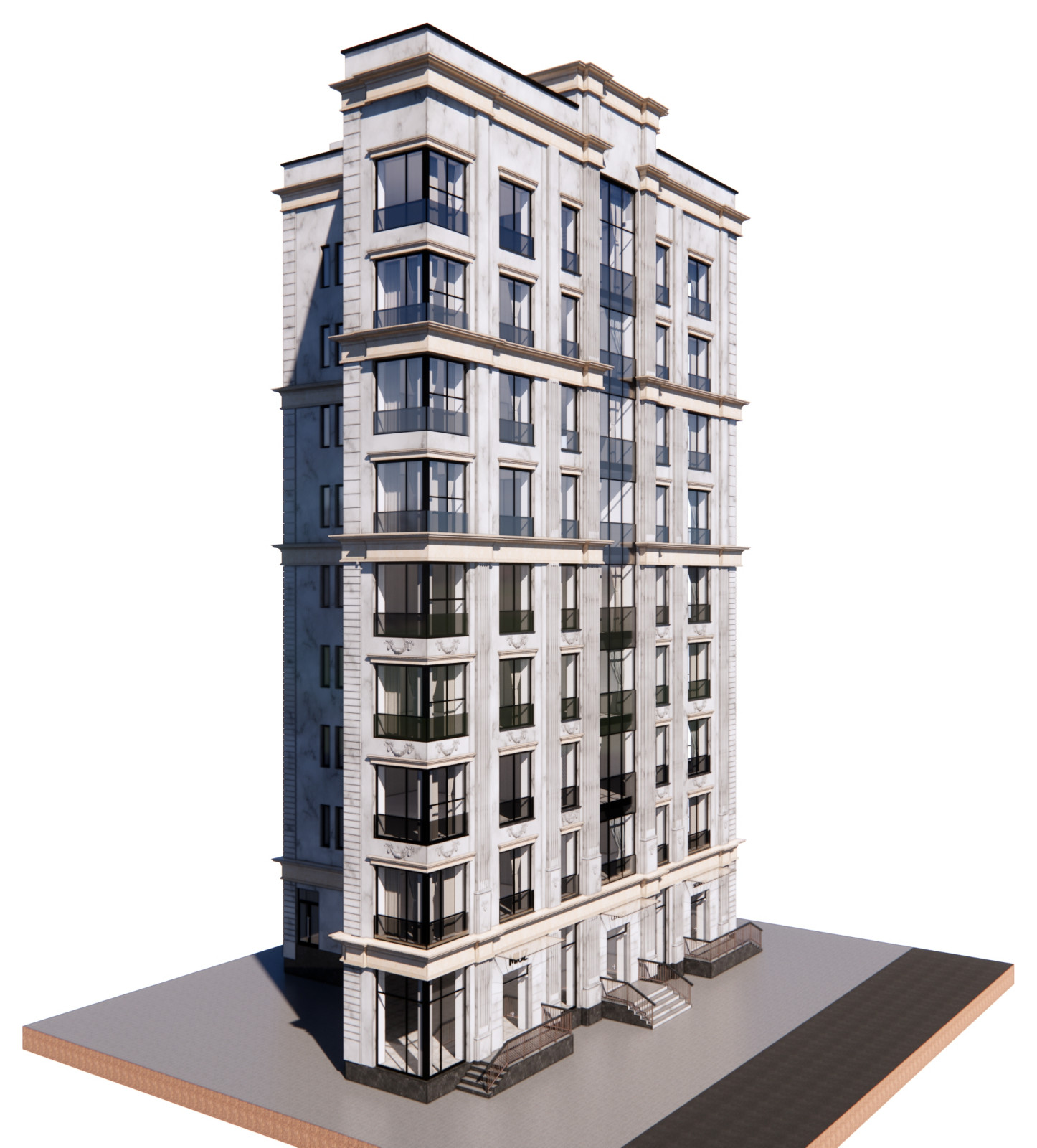 Эскизные предложения жилого дома на Серебрянической набережной. Москва