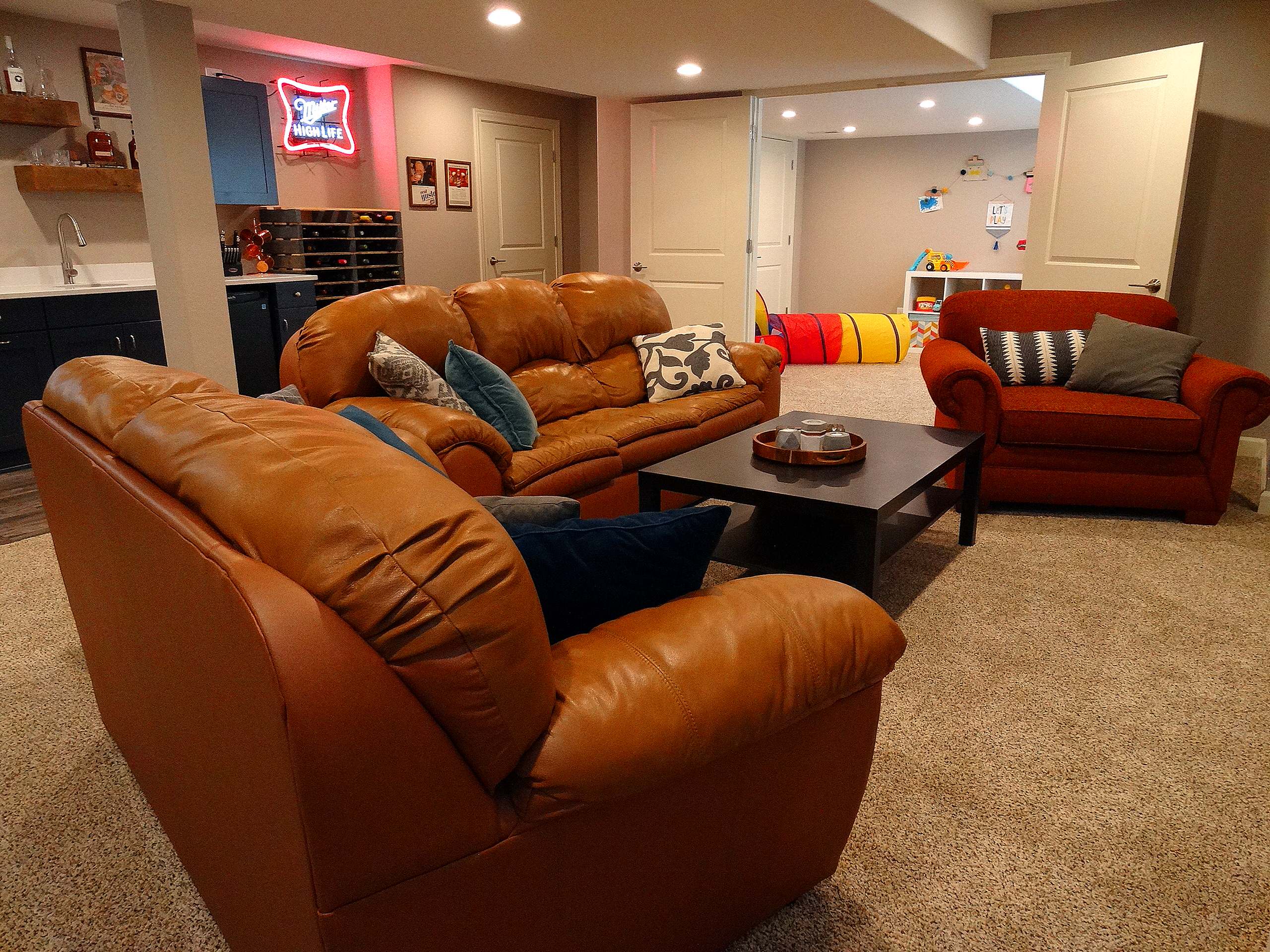 Lower Level Remodel in Lannon, WI