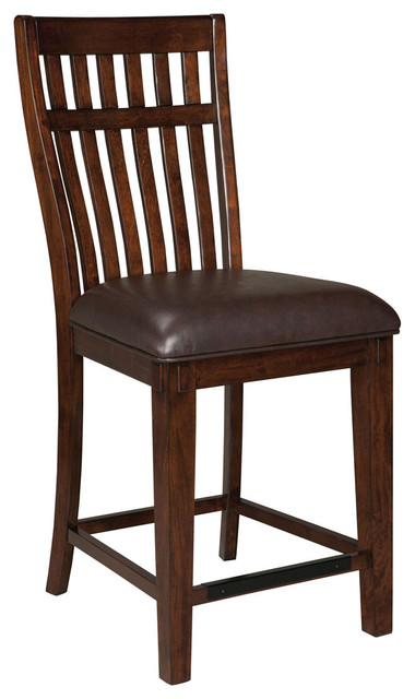 Standard Furniture Artisan Loft Counter Chairs, Aged Bronze, Set of 2