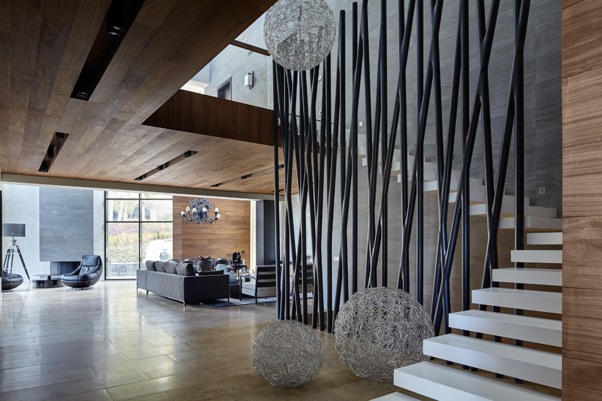 Интерьеры загородного дома на Истре