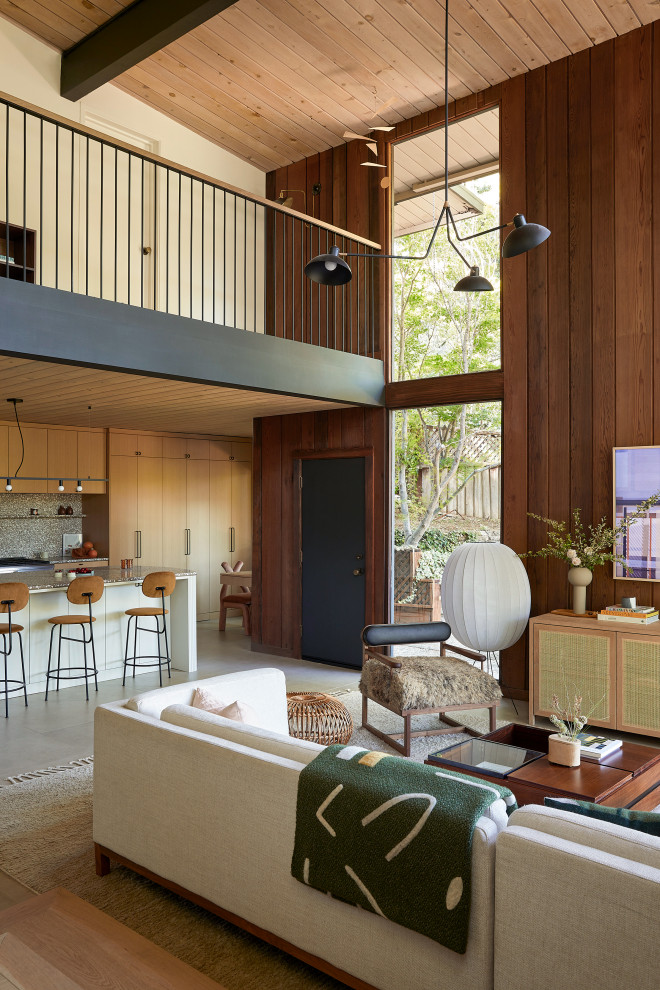 Los Gatos Treehouse - Midcentury - Living Room - San Francisco - by ...