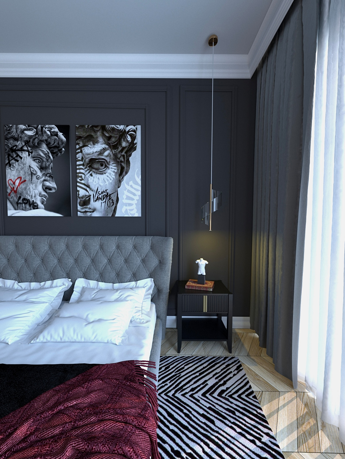 Спальня в классическом стиле