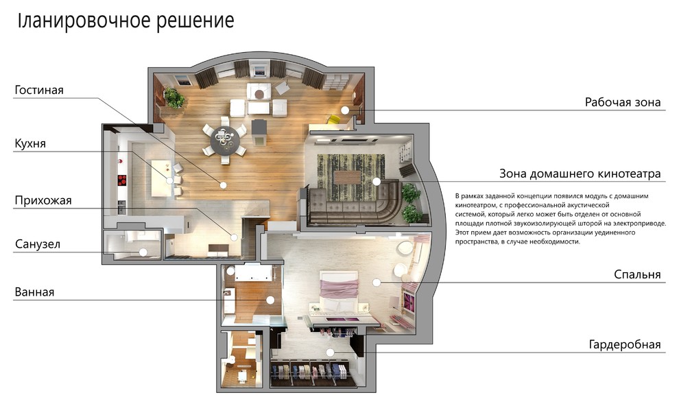 метаморфозы пространства /квартира 164 кв.м/