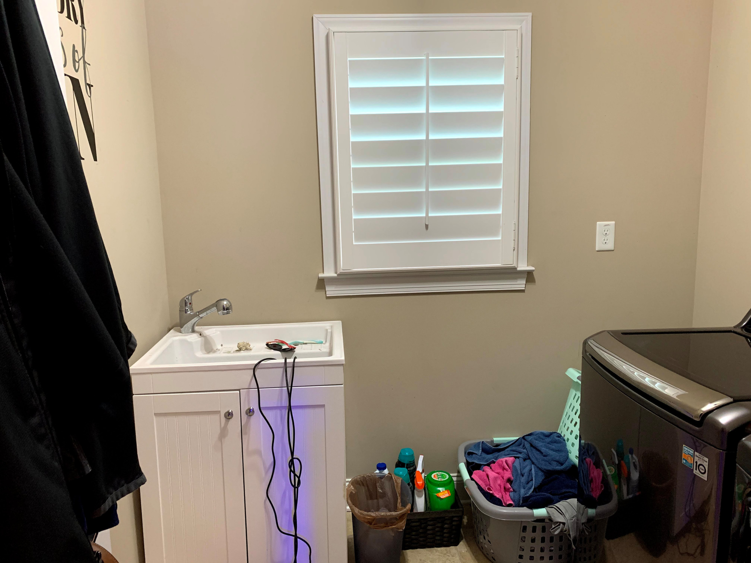 North Hall Fireplace and Laundry / Mud Room Remodel