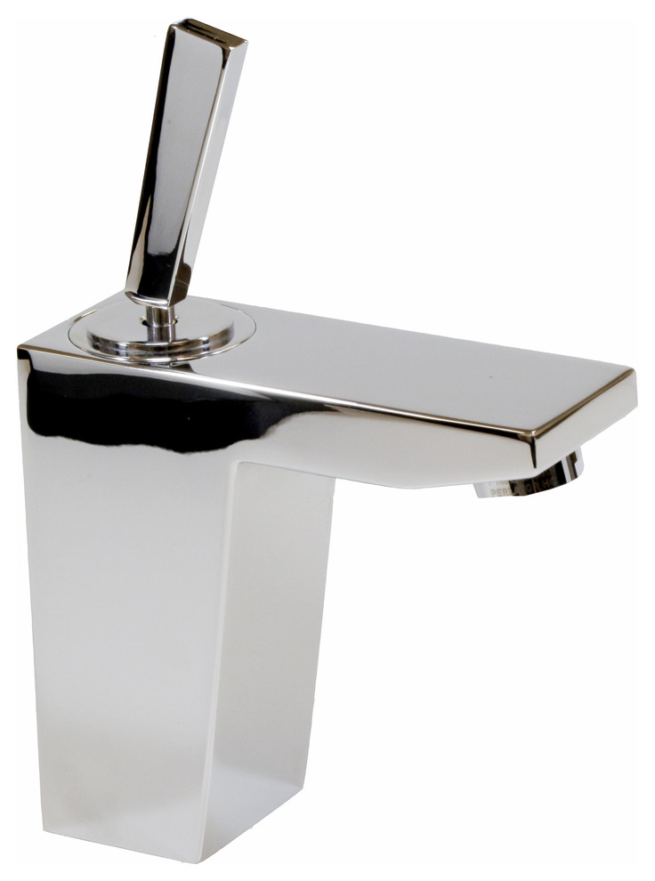 Wind Bathroom Faucet Single Lever-Handle, Polished Chrome