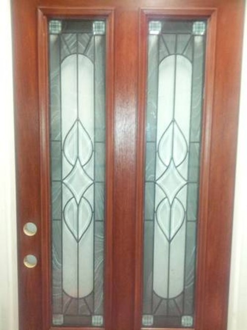 Red house, white trim, what color front door? Pic included