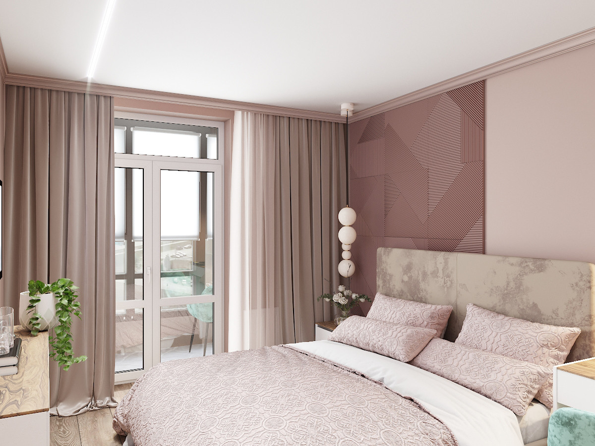 Двухкомнатная квартира для девушки в ЖК "Талан"