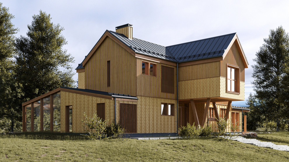 Новый деревянный