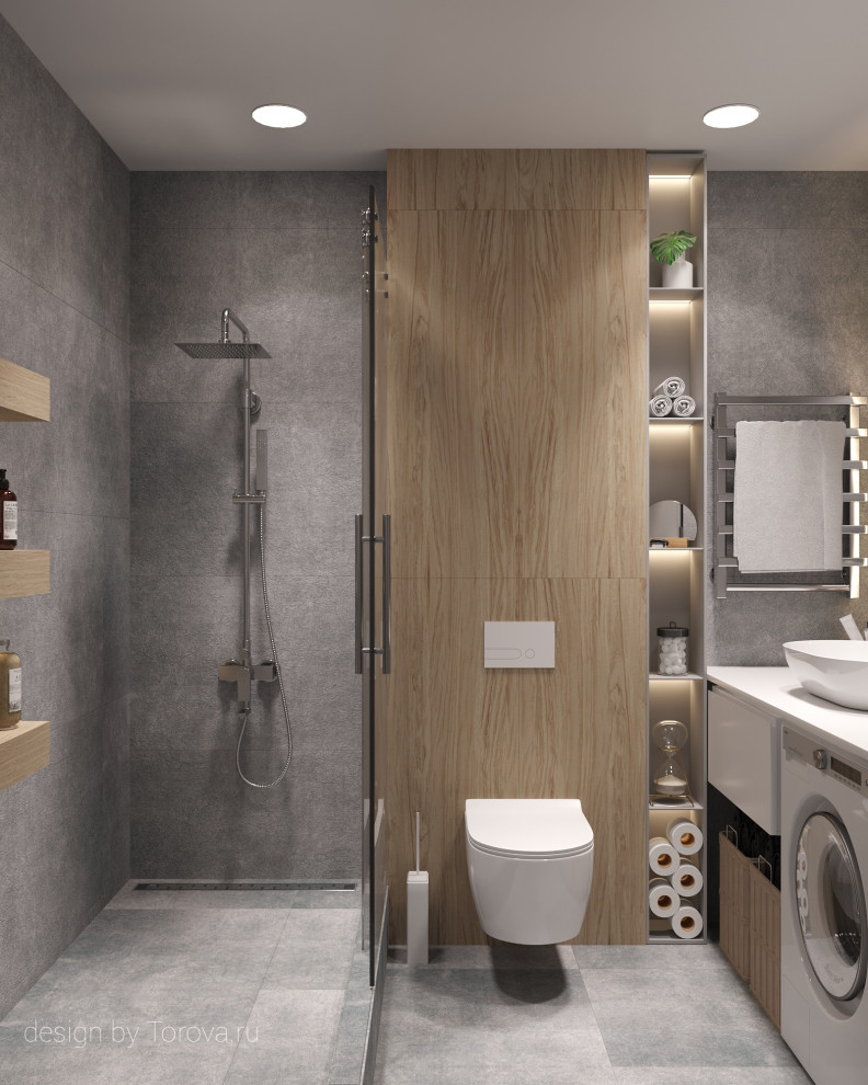 Санузел для 1-комнатной квартиры