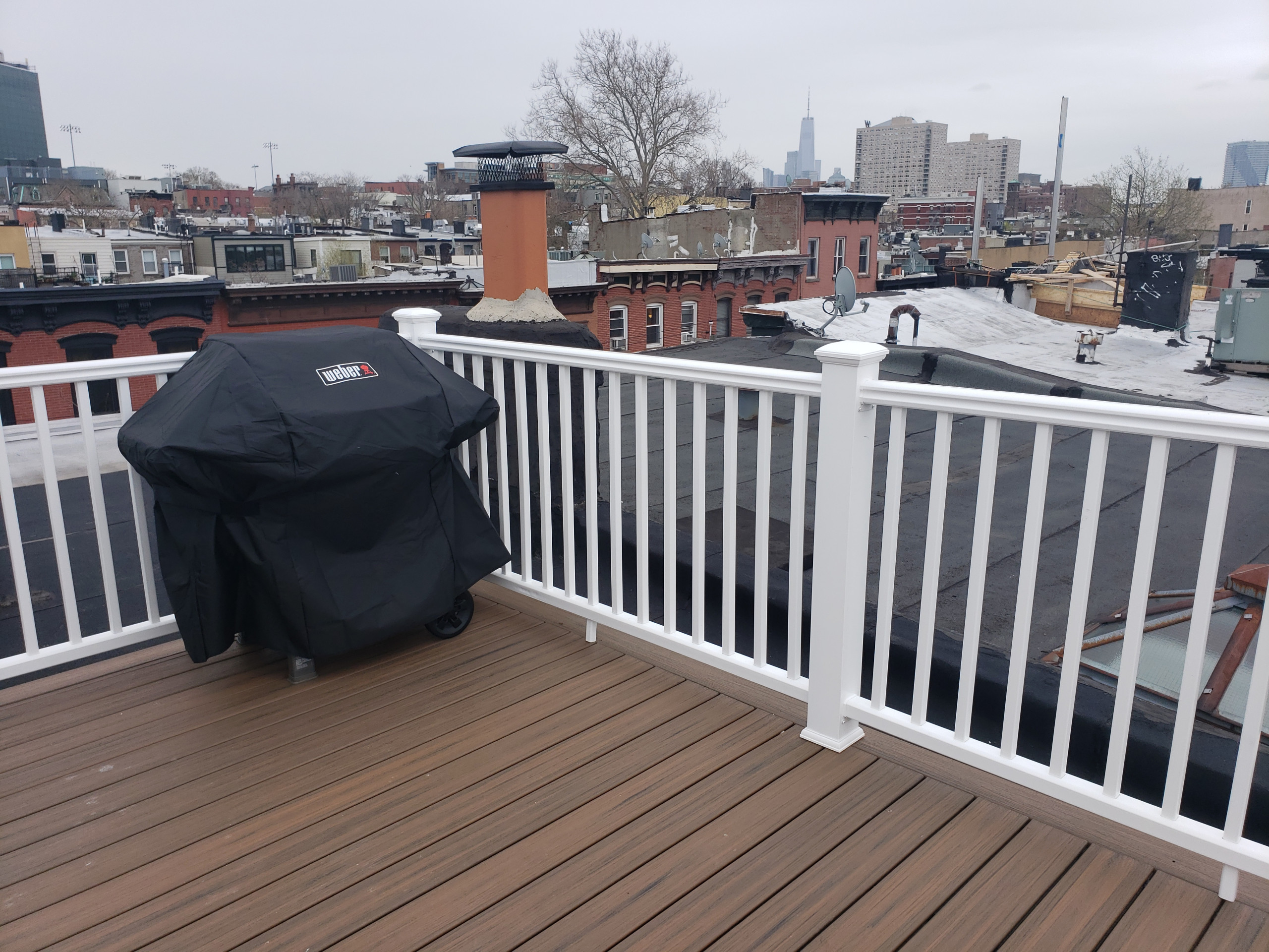 New Roof Deck, Kitchen and Bathroom Remodel on Garden Street in Hoboken