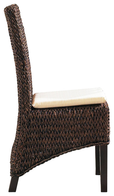 Barbados Seagrass Dining Chairs, Set of 2
