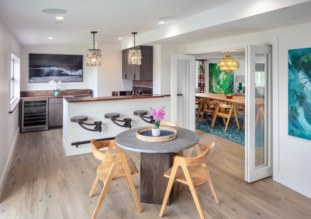 Beach Chic - Beach Style - Home Bar - Providence - by Brewster Thornton ...