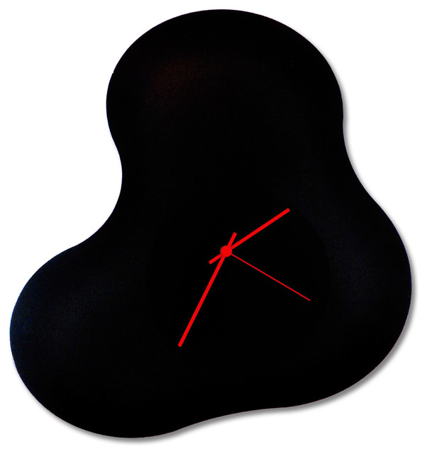 Black Wall Clocks blackout blob clock, abstract black metal wall clocks - wall Black Wall Clocks blackout blob clock, abstract black metal wall clocks - wall