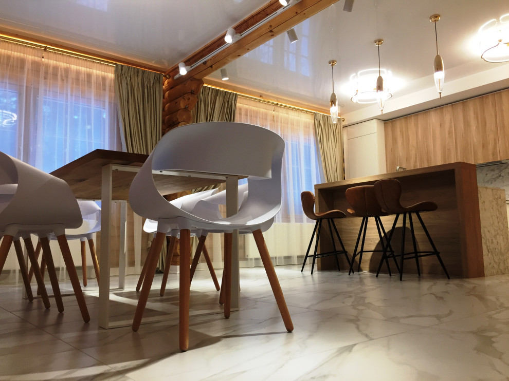 Деревянный дом в современном стиле