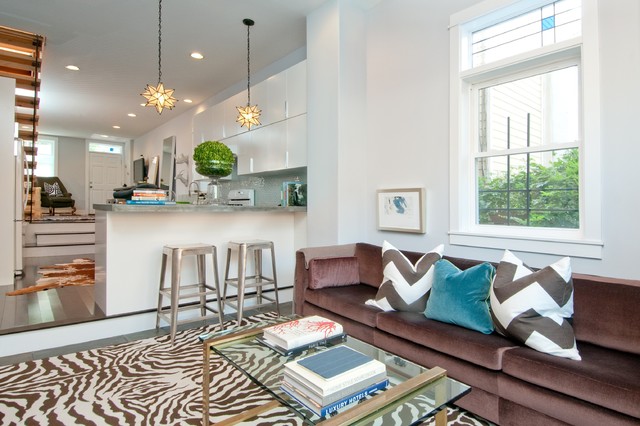 Hill House modern-wohnzimmer
