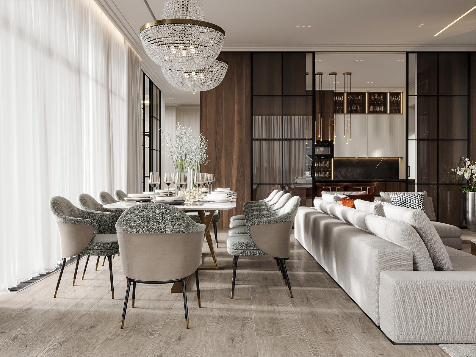 Дизайн-проект жилого дома в КП «Папушево» 409.8 кв.м