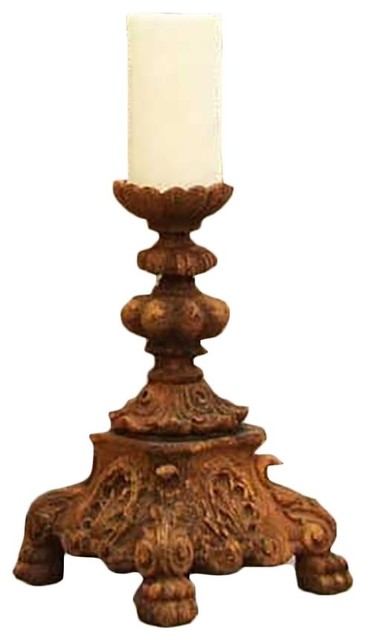 Baroque Candleholder-Short13, Garden Ornaments
