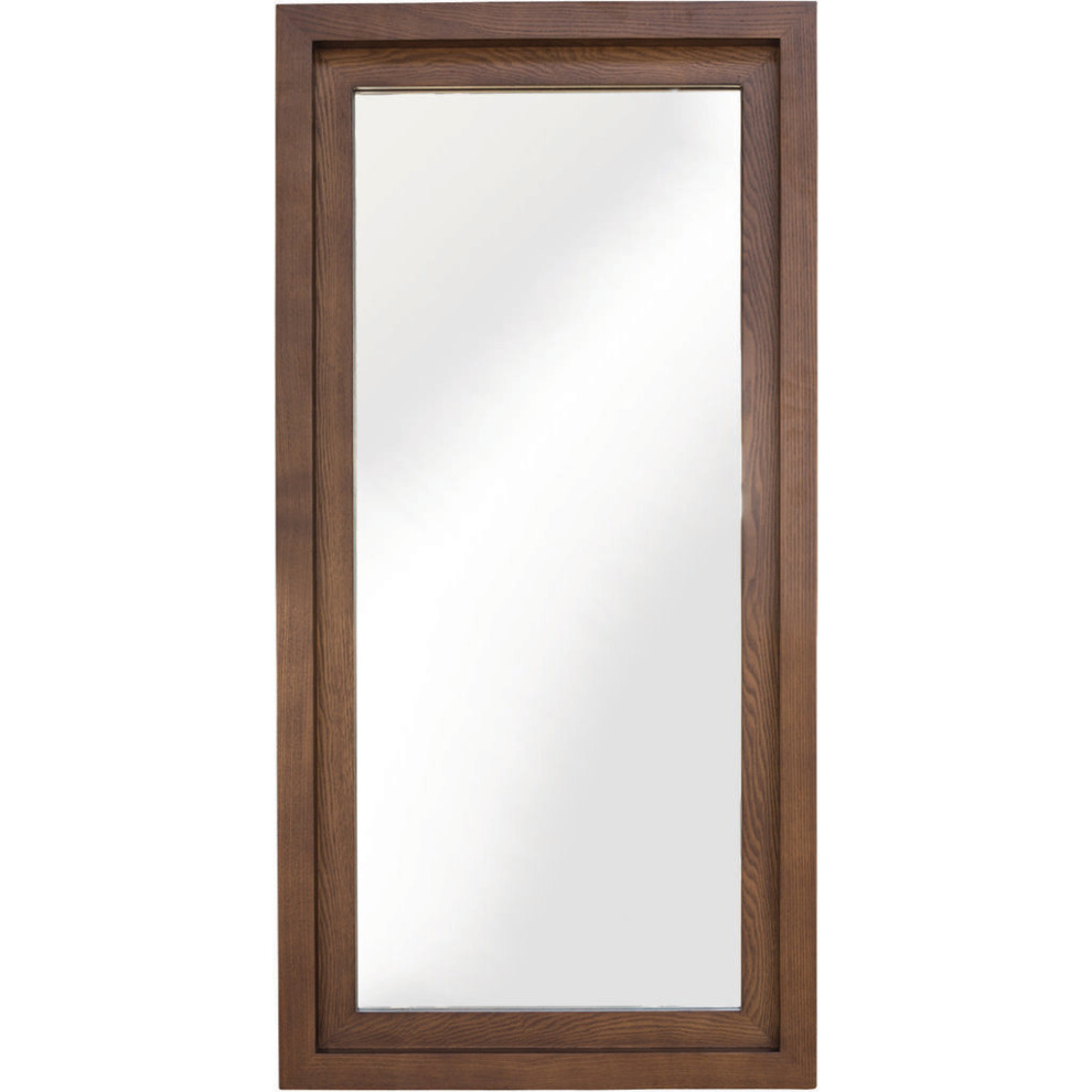 Nuevo Glam Wall Mirror, 24″ x 48″x 3.5″ Transitional Wall Mirrors