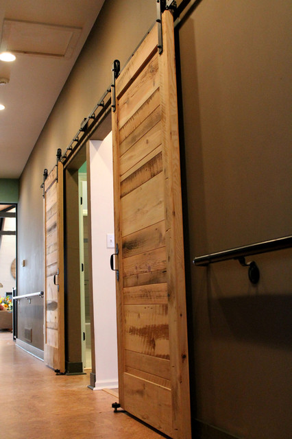sliding barn doors - contemporary - bedroom - boise - by