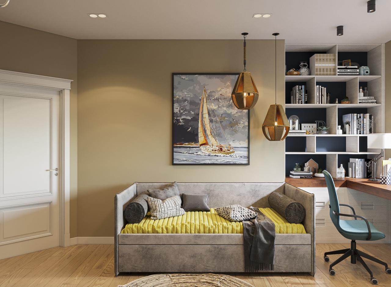 Шуваловские Высоты. Квартира для семьи с тремя сыновьями