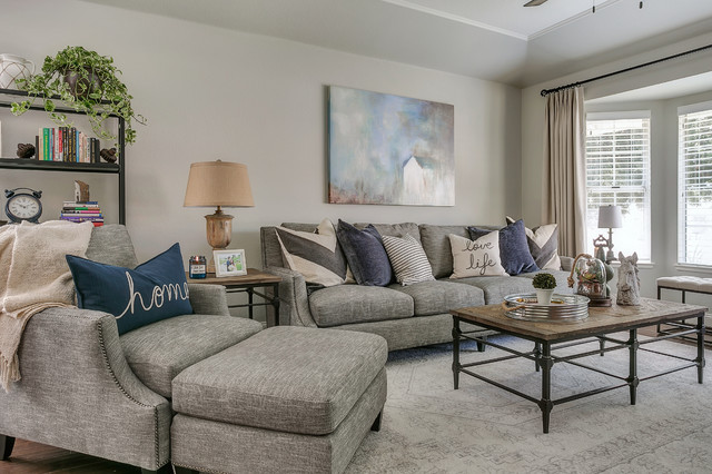 Rustic Glam Rustic Family Room Los Angeles By Jami Abbadessa