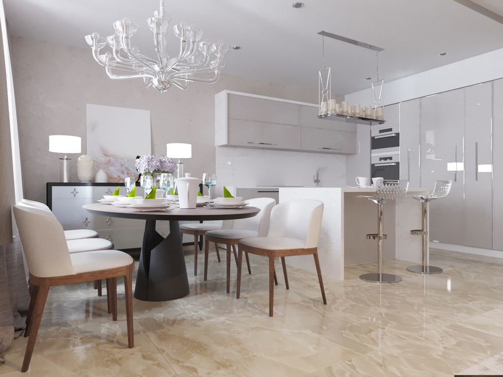 Элегантный интерьер в ЖК "Атриум"