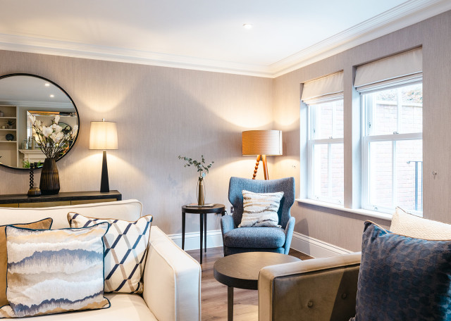 Weybridge Townhouse contemporary-living-room