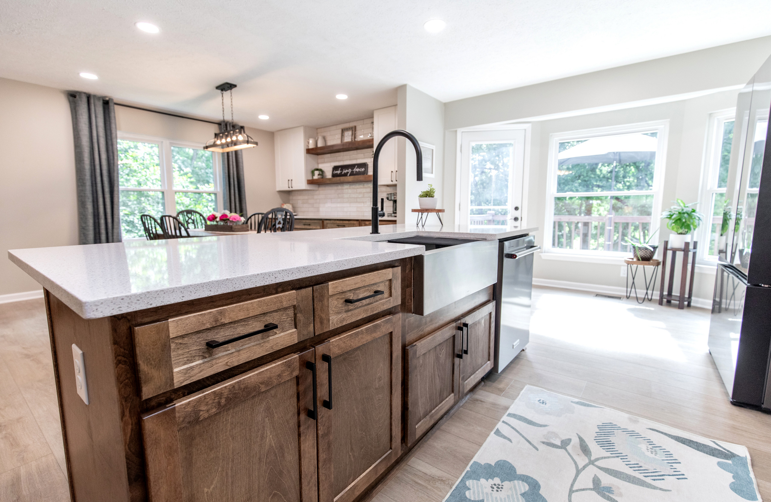 "Open Horizons" Kitchen and dining remodel
