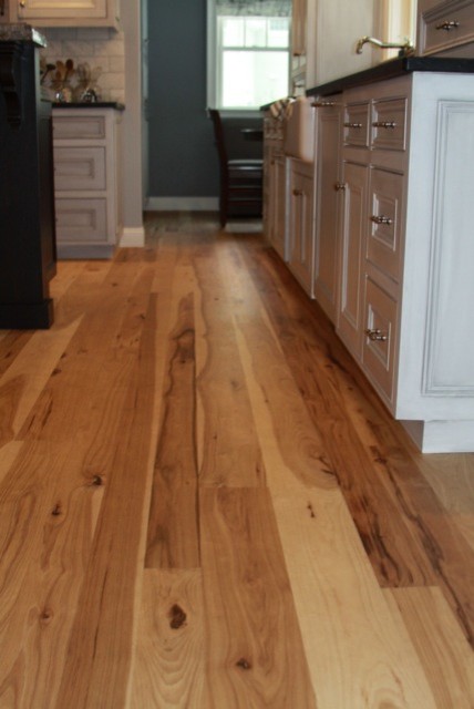 Example of a mountain style kitchen design in Boston
